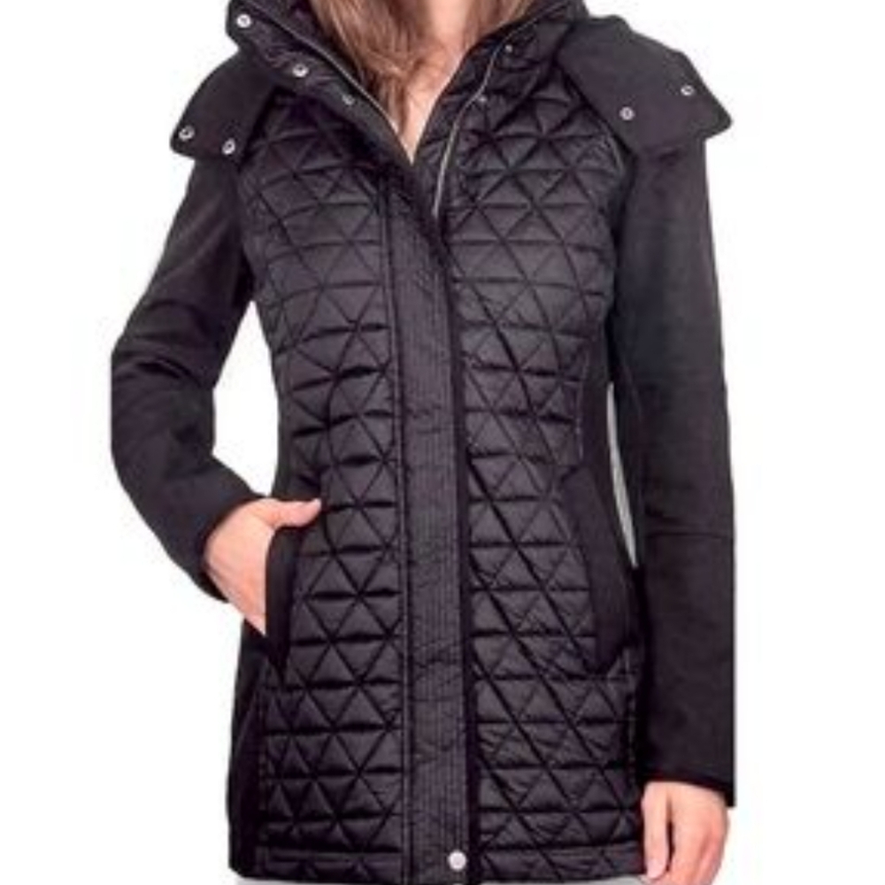 Marc New York Andrew Marc Quilted Puffer Jacket with Hood